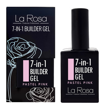 La Rosa Żel Do Paznokci Budujący Podkładowy 7w1 Pastel Pink UV/LED 15 ml